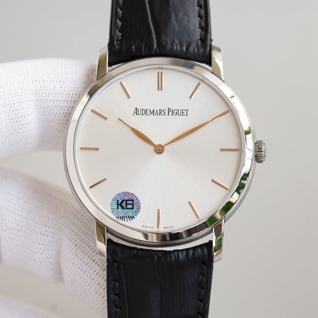 top-tier replicaAudemars PiguetJULES AUDEMARS series silver steel case front view