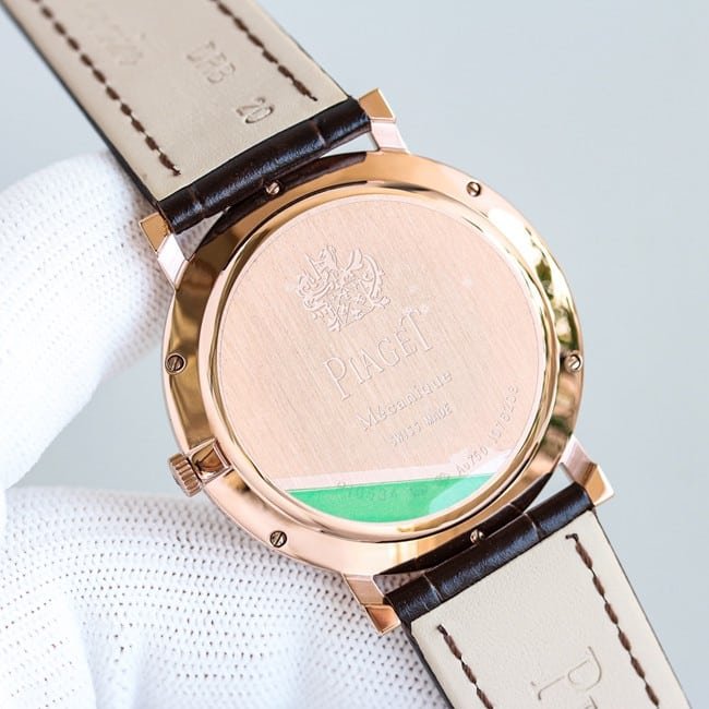 TW Factory Top Replica Piaget 2022 Year of the Tiger Special Edition Rose Gold Steel Case Watch Movement Diagrams