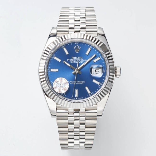 WF Factory Rolex Logbook 41 mm Réplique 1:1 supérieure, bracelet en acier à cadran bleu m126334-0002 — luxury replica watch guide | Watch Replica Expert