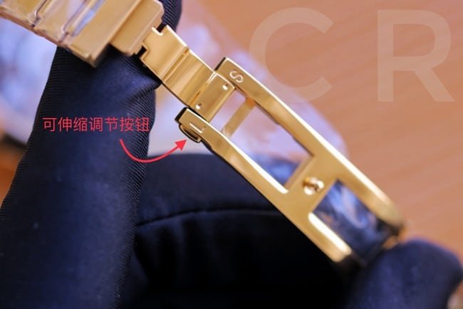 Top replica Omega Constellation fifth generation white dial silver steel strap men's wristwatch buckle image