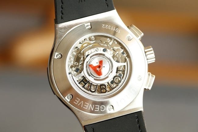 top-tier replica watch Hublot BIG BANG series Hublot boutique diamond silver case watch movement picture