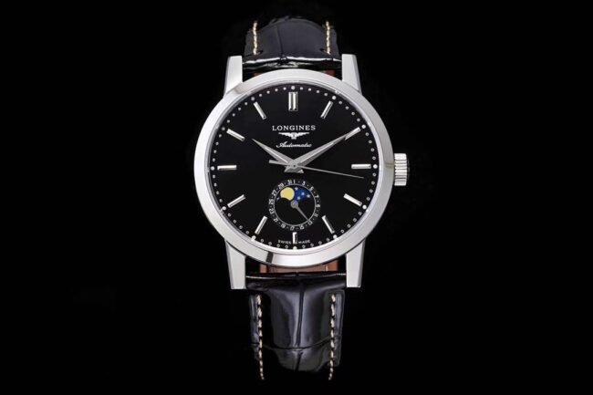 Longines Classic Retro Series 1832 phase de lune mécanique L4.826.4.52.0, chef-d'œuvre au design simple et élégant en acier inoxydable — luxury replica watch guide | Watch Replica Expert