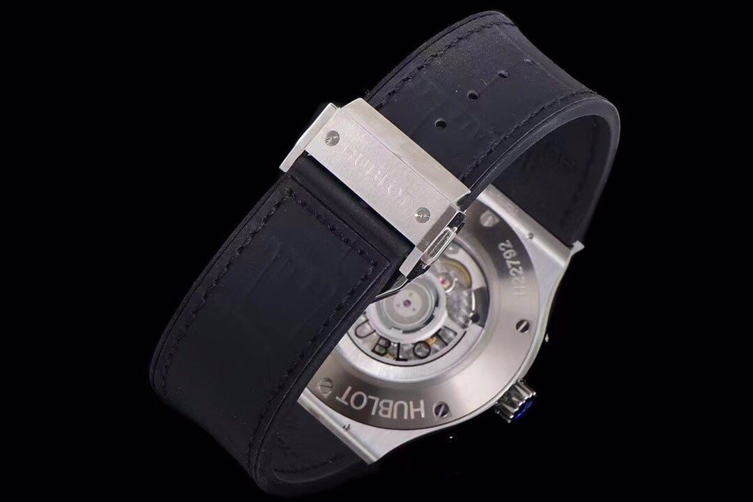 Hublot watch men's classic fusion 1:1 super clone watch hollow plate leather strap model 547.NX.0170.LRbraceletlive photos