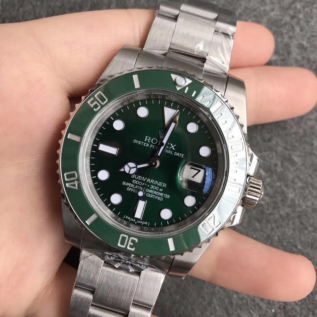 AR Rolex Submariner Green Ghost Caliber 3135 40 Diameter