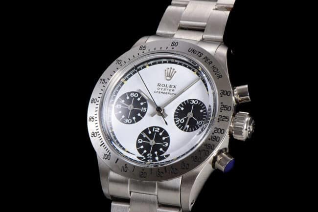 top-tier replica watch Rolex manual chronographmovement retro fashion series white dial men's watch front view