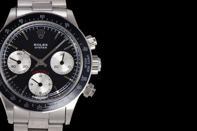 top-tier replica watch Rolex retro series manual chronographmovementblack dial men's watch detail shots