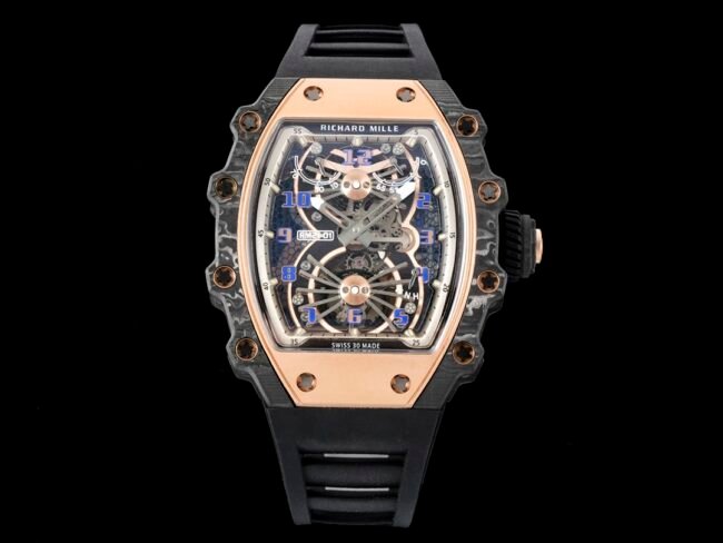 Richard Mille RM 21-01 masculino 1:1 Turbilhão aerodinâmico de fibra de carbono com mostrador esqueleto de pulso Flyer — luxury replica watch guide | Watch Replica Expert