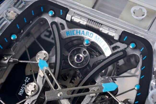 Top luxury replica Richard Mille white dial shocking arrival, RM 053-02 Polo Tourbillon latest masterpiece, the most explosive replica tourbillon watch, detailed photos.