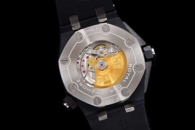 Top quality replica AP 15707 black luminous ceramic classic watch movement diagram