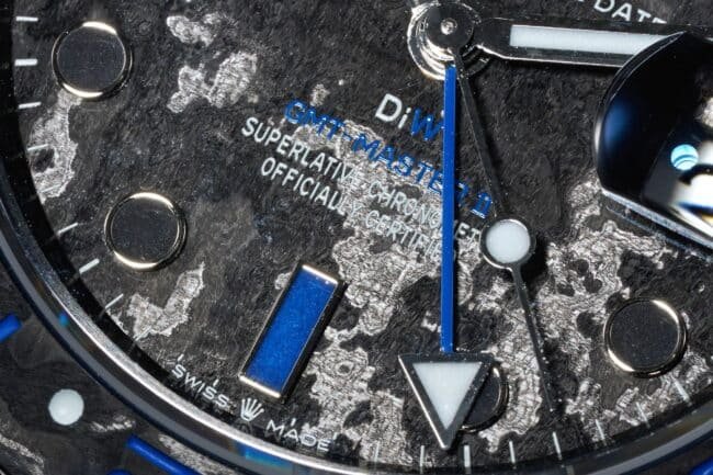 Big factory high-quality replicaVS new product RolexGMT-Master unique carbon fiber pattern watch detail shots