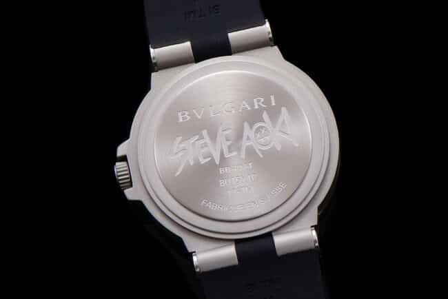 Bvlgari Aluminum series joint white steel men's watch back cover picture
