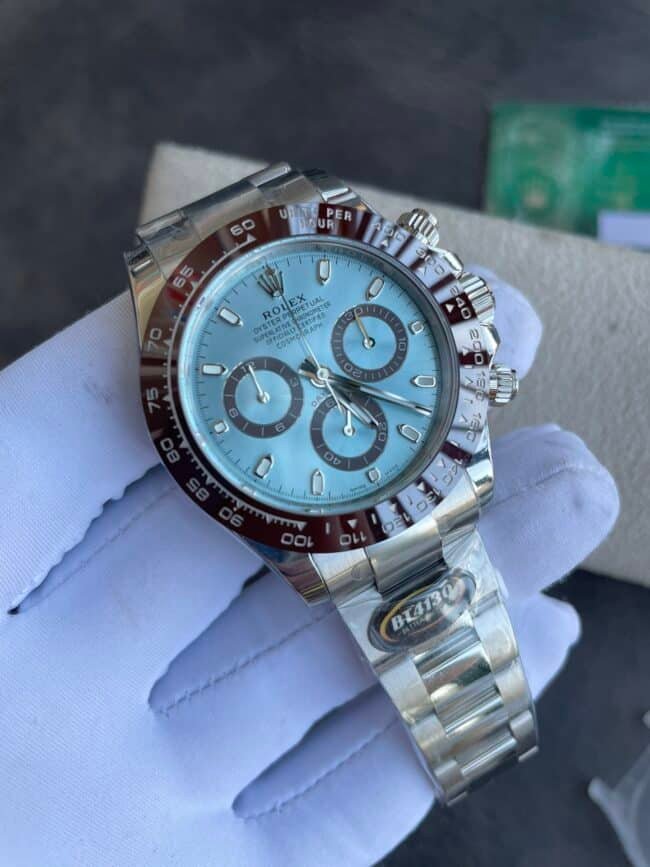 Big factory high-quality replica BTRolex new Ice Landi 4130 movement men's watch front view
