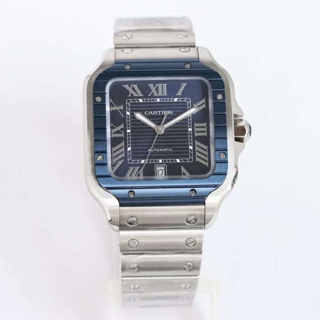 GF Cartier WSSA0048 Santos Super clon 1:1 de alta calidad para hombre con correa de acero PVD azul — detailed review and buying guide | Watch Replica Expert