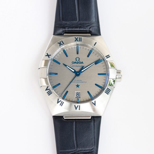 Omega OR Factory Seamless Steel Constellation 1:1 Super Clone mit 8800-Uhrwerk – 131.13.39.20.06.002 Horizontales Zifferblatt aus gebürstetem Ruthenium — luxury replica watch guide | Watch Replica Expert