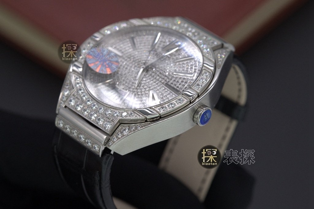 MKS Factory Piaget men's POLO super clone watch Gypsophila diamond leather strap model detail shots