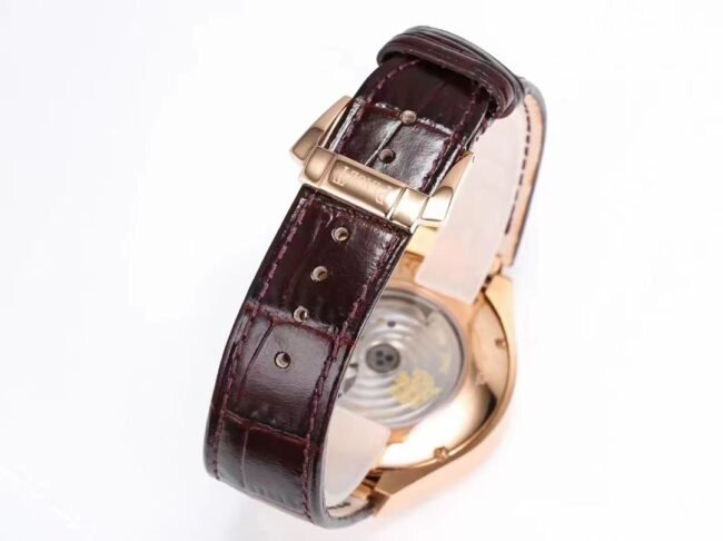 Big factory high-quality replica Piaget POLO series gypsophila 18Krose gold men's watch clasp picture