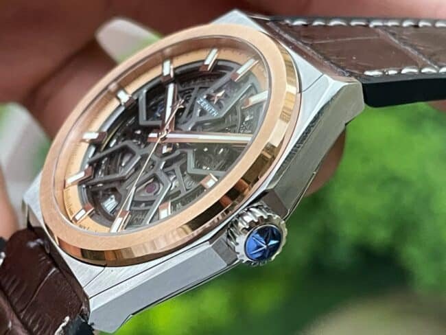 top-tier replicaLF Zenith DEFY series black dial new upgraded version of men's watch side view