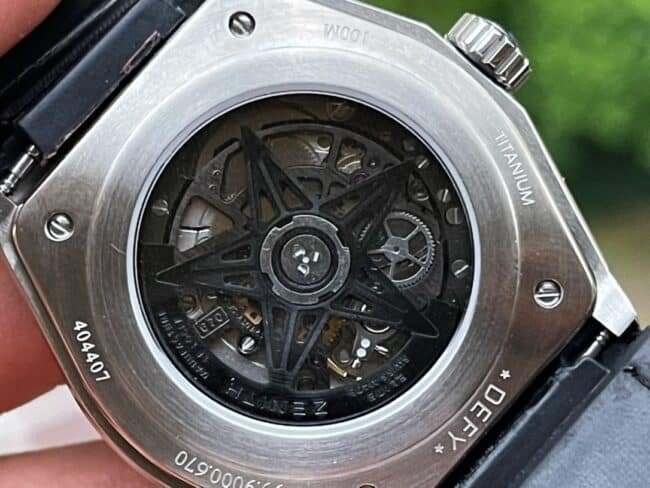 top-tier replicaLF Zenith DEFY series black dial new upgraded version men's watch movement picture