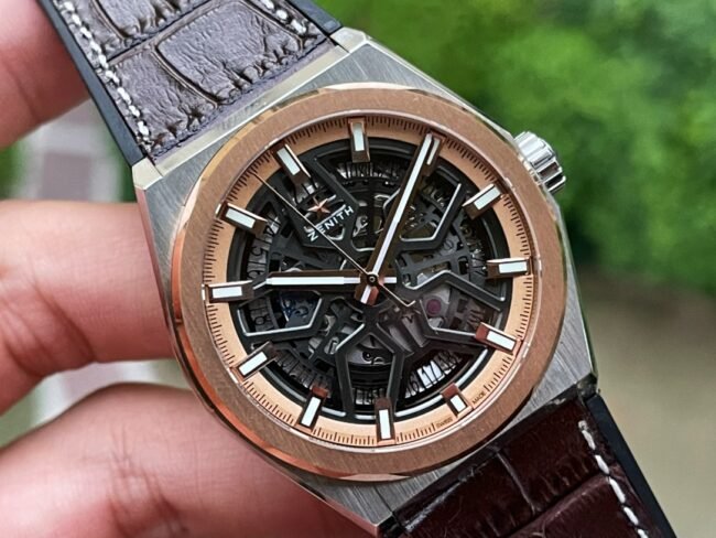 top-tier replicaLF Zenith DEFY series black dial new upgraded version men's watch front view