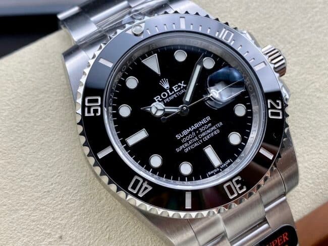 AR factory Rolex Submariner para hombre uno a uno relojes de imitación super A disco negro modelo de cinturón de acero fantasma negro 116610LN-0001 — luxury replica watch guide | Watch Replica Expert