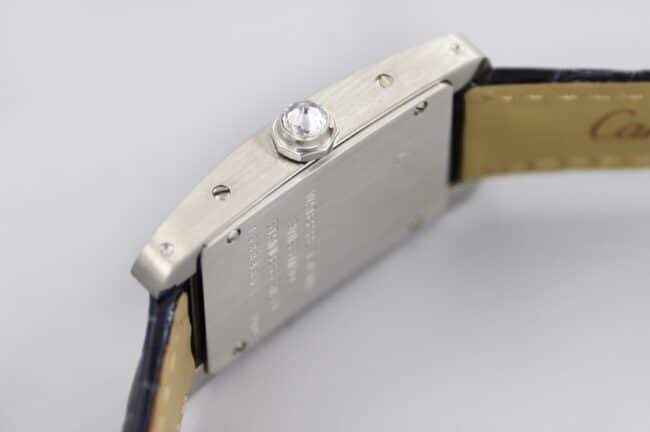 top-tiersuper cloneCartier popular masterpiece elegant American tank series ladies watch side view