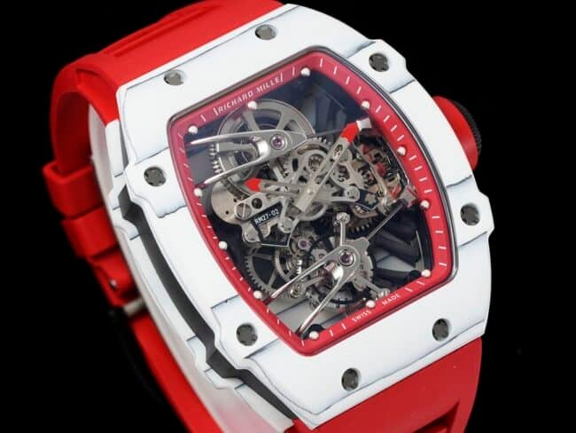 Top-quality replica Richard Mille sports tourbillon men's watch, front view