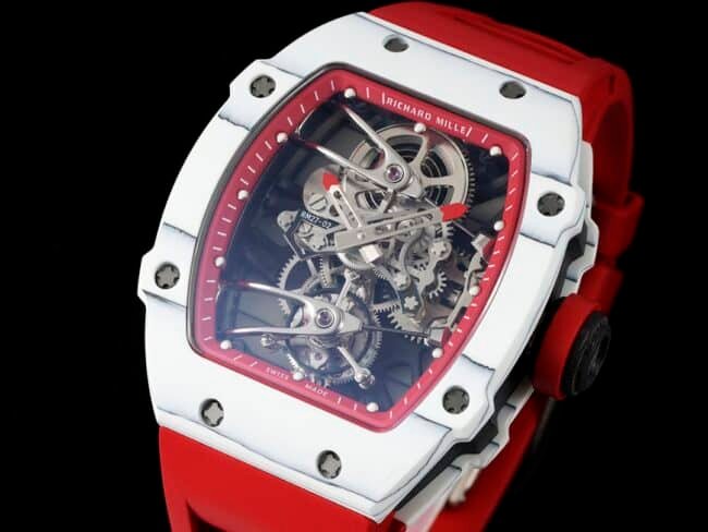 Top-quality replica Richard Mille sports tourbillon men's watch, front view