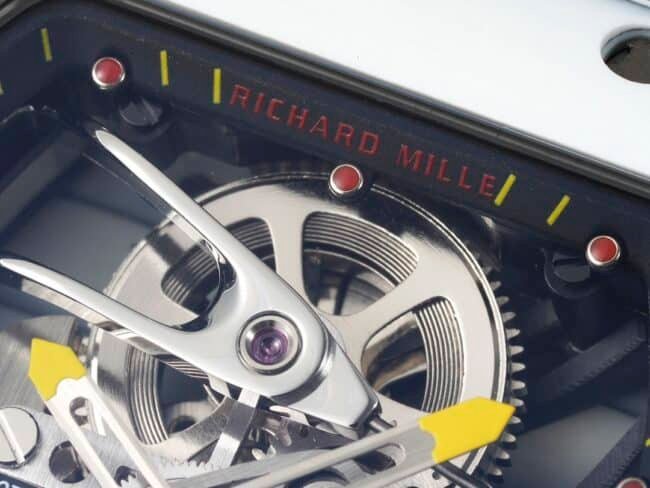 High-end replica Richard Mille RM 27-02 men's sports tourbillon watch movement diagram