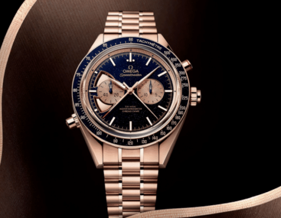 Omega Speedmaster 522.50.45.52.03.001 Sedna Gold with Starry Blue Dial and Transparent Bezel — detailed review and buying guide | Watch Replica Expert