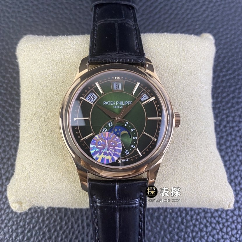 GR Factory Patek Philippe Patek Philippe Herrenuhr mit Automatikaufzug, Grande Complications, 1:1 Super A-Imitationsuhr mit olivgrünem Zifferblatt und Armband, Modell 5205R-011 — luxury replica watch guide | Watch Replica Expert