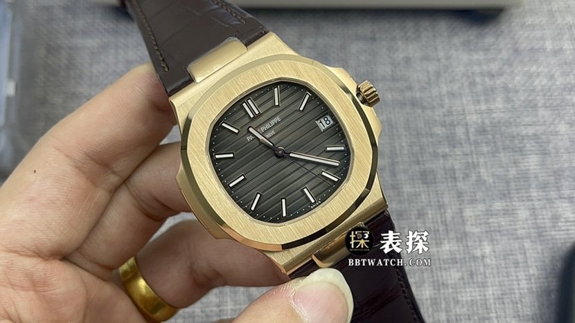 Patek Philippe Nautilus 5711R mostrador cinza escuro masculino Sporty Elegance 1:1 Super A imitação relógio da 3K Factory — luxury replica watch guide | Watch Replica Expert