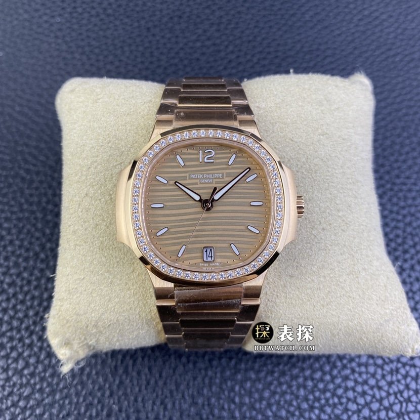 Patek Philippe 7118/1200R-010 3K Factory Sports Elegance 1:1 Nachbildung mit Automatikwerk Cal.324SC und goldbraunem Stahlarmband — luxury replica watch guide | Watch Replica Expert