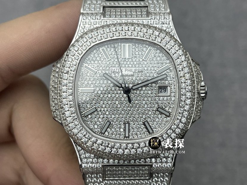 Relógio masculino Patek Philippe Nautilus com conjunto de diamantes Super Clone e pulseira de aço inoxidável — detailed review and buying guide | Watch Replica Expert