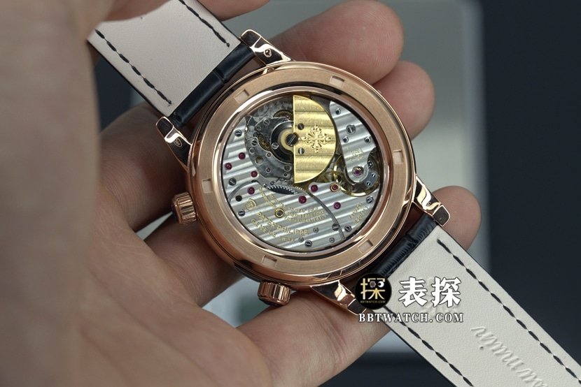 YL factory Patek Philippe super complex function timepiece top-tier 1:1super clone watch starry sky black dialleather strap model pictures and prices caseback live photo
