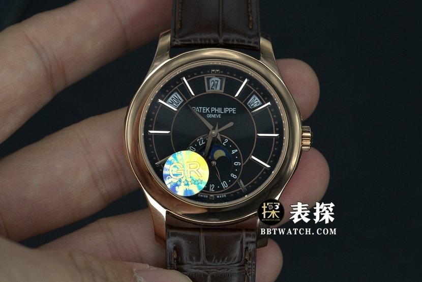 GR Factory Patek Philippe 5205R-010 Komplikationen Replica Uhr Top 1:1 Qualität schwarzes Zifferblatt Automatikwerk — luxury replica watch guide | Watch Replica Expert