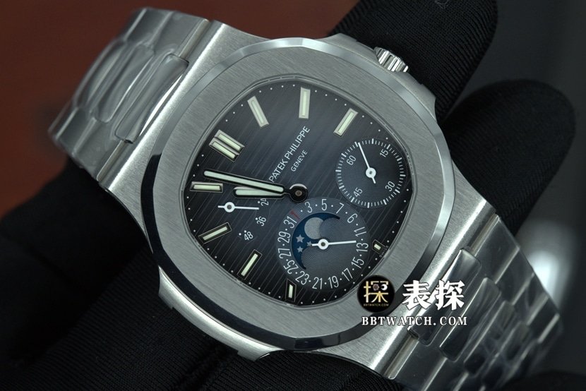 PPF FactoryPatek Philippe sports elegant 5712GRtop-tier replica watch men's steel king steel bracelet model pictures and prices front live photo