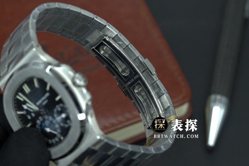 PPF FactoryPatek Philippe sports elegant 5712GR top-tier replica watch men's steel king steel bracelet model clasplive photos