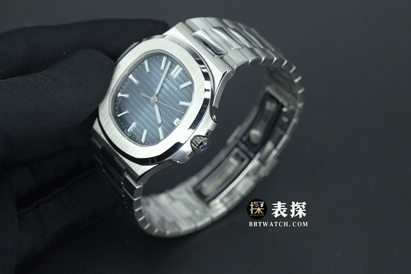 3KPatek Philippe sporty and elegant 1:1 super clone watch men's blue sunburst dial steel bracelet model pictures and prices overall live photos