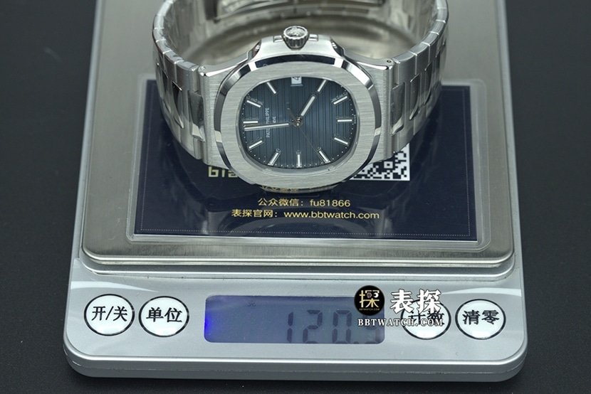 3KPatek Philippe sporty and elegant 1:1 super clone watch men's blue sunburst dial steel bracelet model pictures and price weight live photos