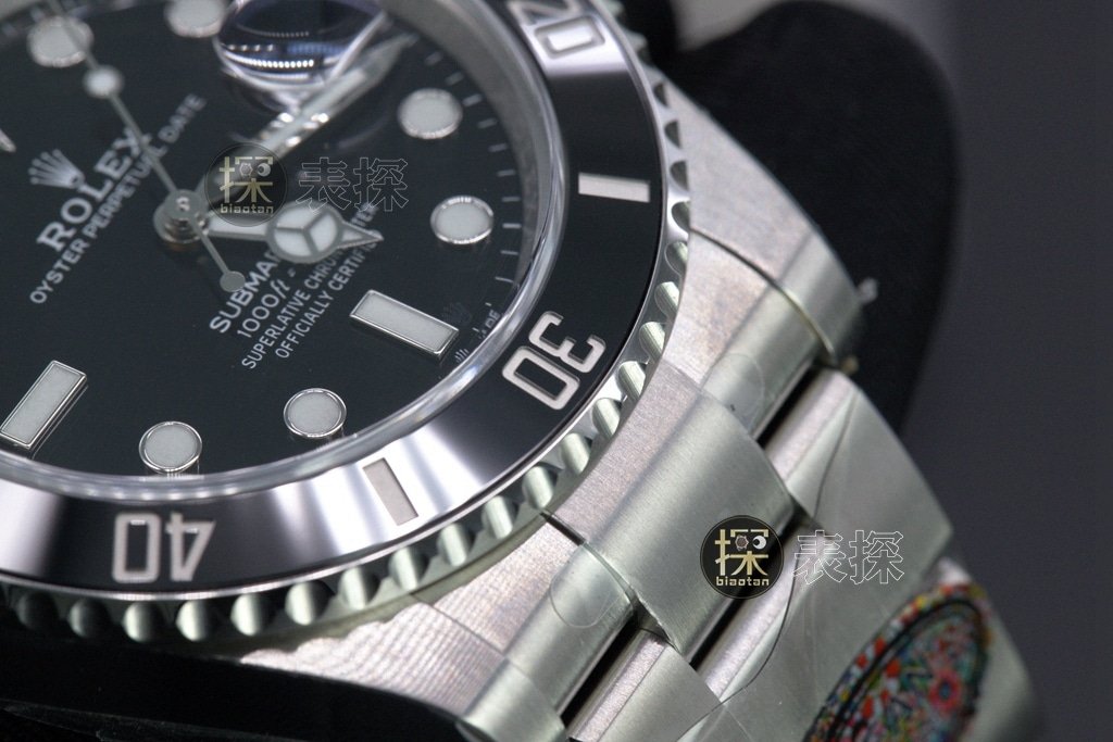 C factory Rolex men's Submariner type 1:1 super clone watch black dialsteel bracelet model m126610ln-0001detail shots