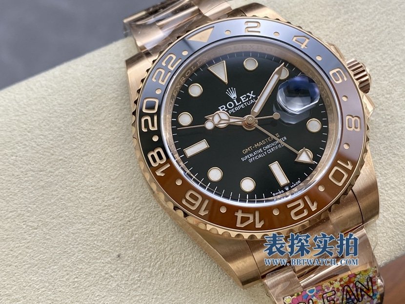 How to buy Rolex full rose GMT-Master3186movement 904 stainless steel