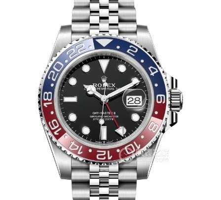 C+ Greenwich Rolex 1:1 replica watches luminous black disc cola ring steel strap models m126710blro-0001
