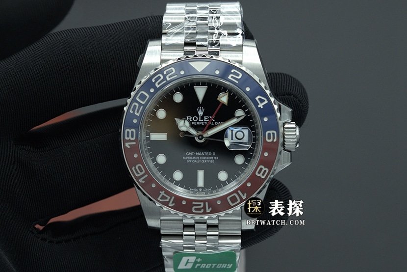 Rolex GMT-Master II 126710BLRO C+ Factory Ceramic Cola Ring 1:1 Replica with Luminous Black Dial and Steel Oyster Strap — detailed review and buying guide | Watch Replica Expert
