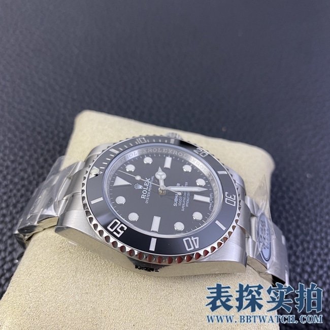 Factory C RolexBlack Submariner high-quality replica latest version ring mouth_price_style pictures_quality side profile