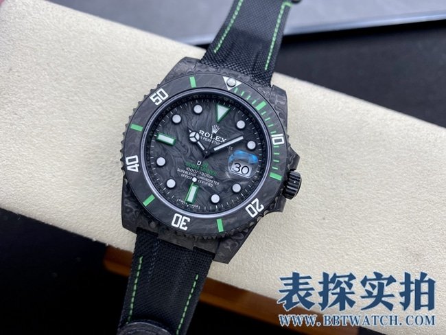 VS Rolex Top Replica Montre pour homme Sea-Dweller en fibre de carbone verte, édition Superluminova 3135 la plus légère et la plus brillante de 40 mm — luxury replica watch guide | Watch Replica Expert