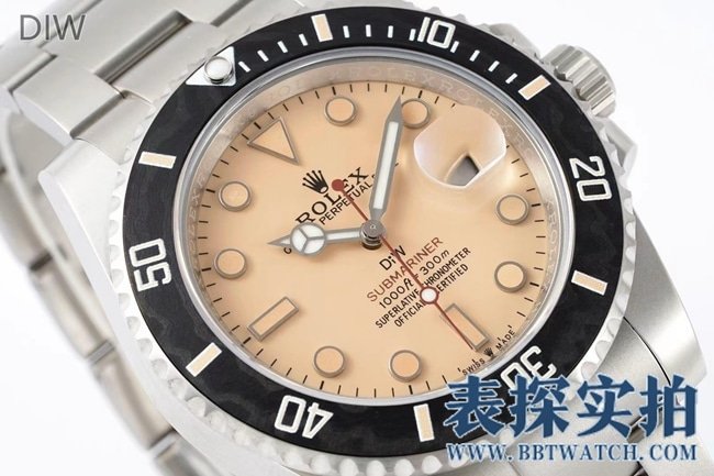 DIWRolextop-tiersuper clone yellow plate Submariner watch_how much_pictures_how is the workmanship? front
