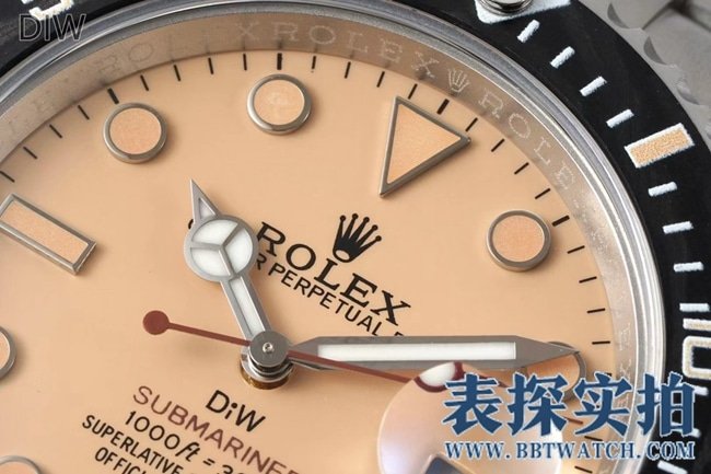 DIWRolextop-tiersuper clone yellow dial Submariner watch_how much_picture_how the workmanship is and details