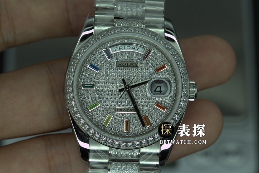BP Factory Rolex Day-Date Rolex Ladies' Full Sky Star Dial 2836 Movement Steel Bracelet m128349rbr-0012 One-to-One Super A Replica — detailed review and buying guide | Watch Replica Expert