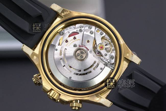 Factory C Rolex men's Cosmograph Daytona1:1super clone watch champagne panda dial rubber model M116518ln-0048 overall live photos