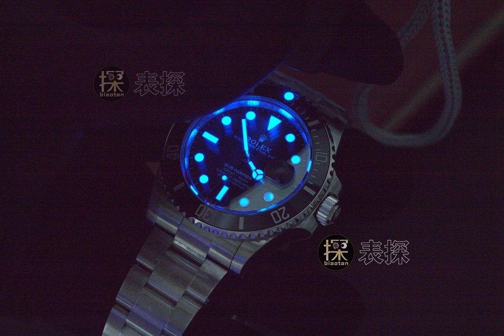 VS FactoryRolex Men's Submariner Type Super Clone Watch Black Submariner 40mm 3135movement116610LN-0001lume Figure